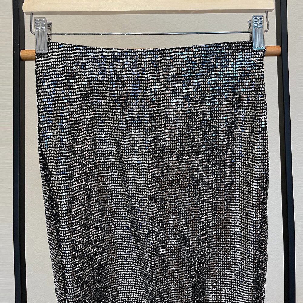 Zara Sequin Skirt Size S - Picture 5 of 9
